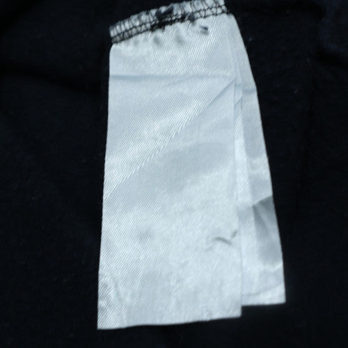 Puma Mens Grey Black Logo Hoodie Size L Pullover Fleece Sweatshirt
