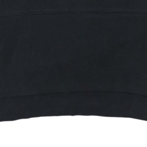Adidas Men's Black Short Sleeve Pullover Hoodie Size S