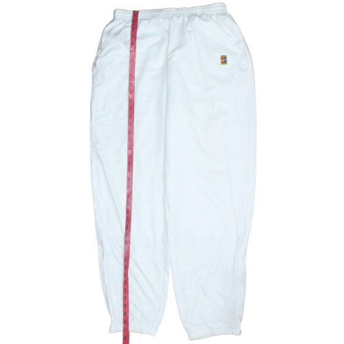 Nike Men's White Track Pants L Lightweight Woven Sports Trousers