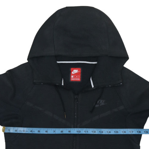 Nike Men's Black XS Full Zip Hoodie with Logo