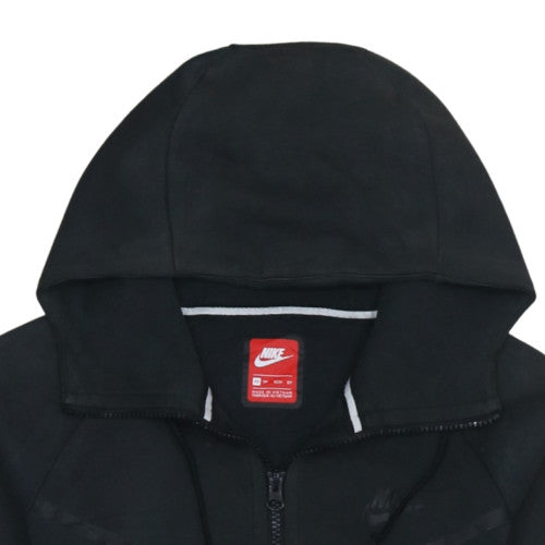 Nike Men's Black XS Full Zip Hoodie with Logo