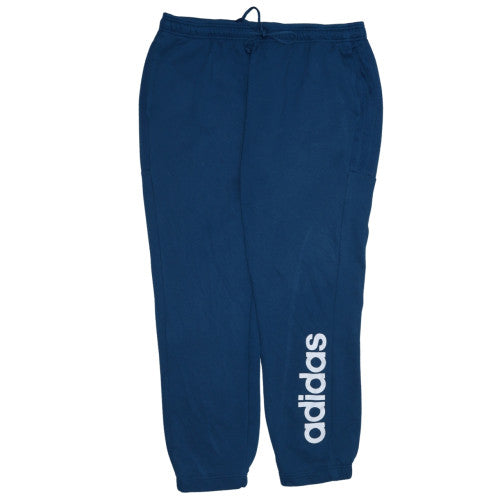 Adidas Men's Blue 2XL Jogger Sweatpants Fleece Track Trousers