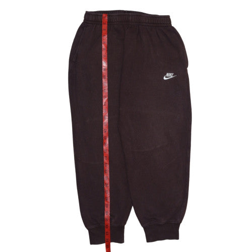 Nike Men's Brown Fleece Jogger Sweatpants M Regular Fit