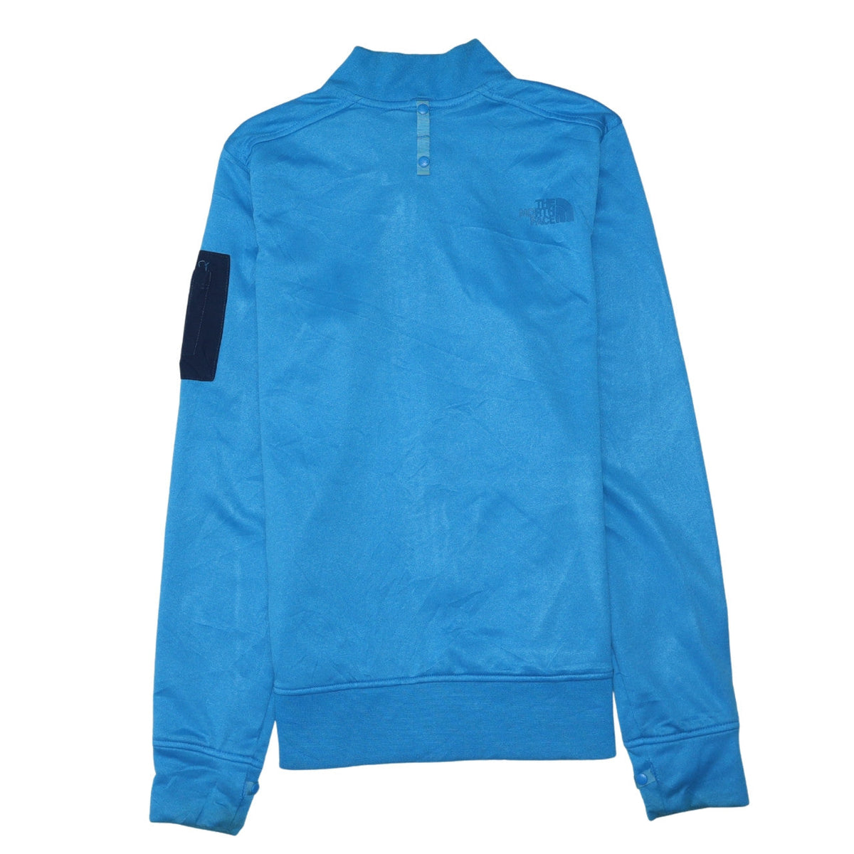 The North Face Men's Blue Full Zip Fleece Sweatshirt Size S