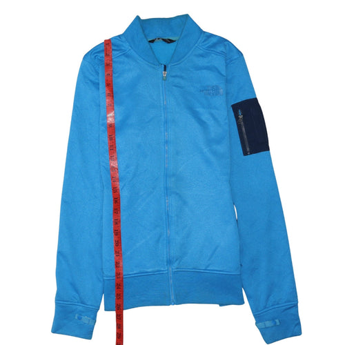 The North Face Men's Blue Full Zip Fleece Sweatshirt Size S