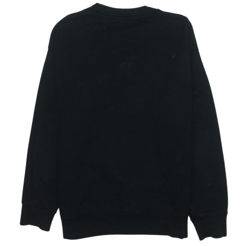 Levi's Men's Black Crew Neck Sweatshirt L Cotton Blend Classic Style