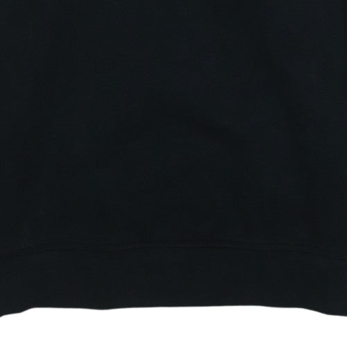 Levi's Men's Black Crew Neck Sweatshirt L Cotton Blend Classic Style