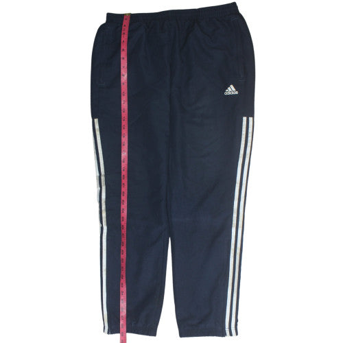 adidas Mens Blue Track Pants L Lightweight Quick Dry Activewear
