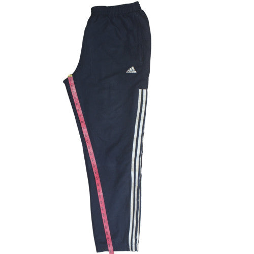 adidas Mens Blue Track Pants L Lightweight Quick Dry Activewear
