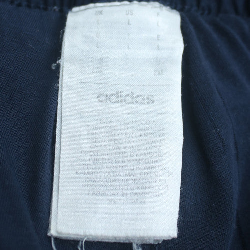 adidas Mens Blue Track Pants L Lightweight Quick Dry Activewear