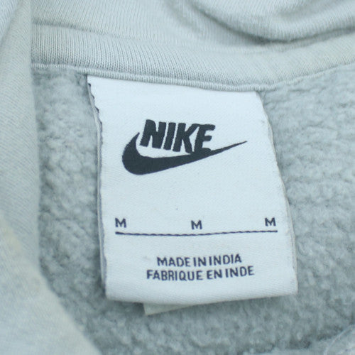 Nike Men's Grey Pullover Hoodie M Fleece Sweatshirt