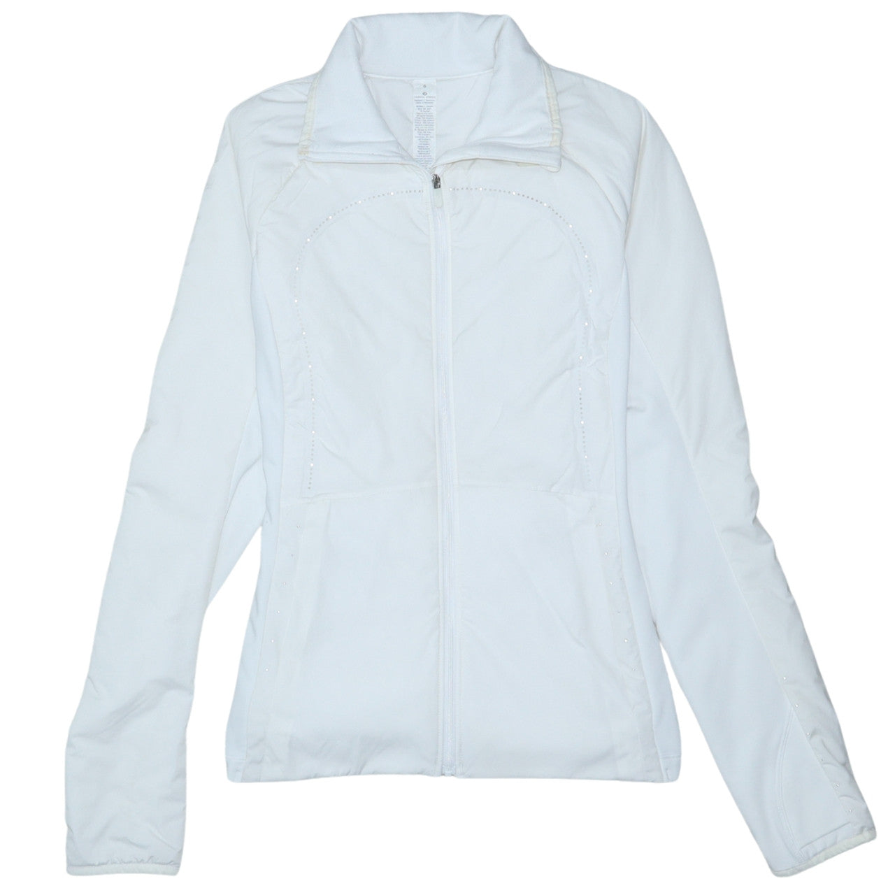 Lululemon Athletica Women's White Size 6 Softshell Zip Jacket