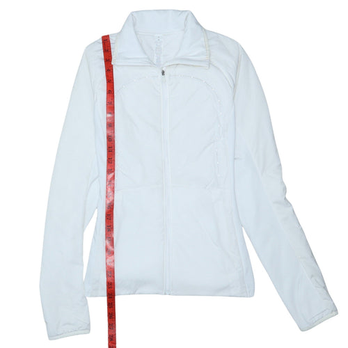 Lululemon Athletica Women's White Size 6 Softshell Zip Jacket