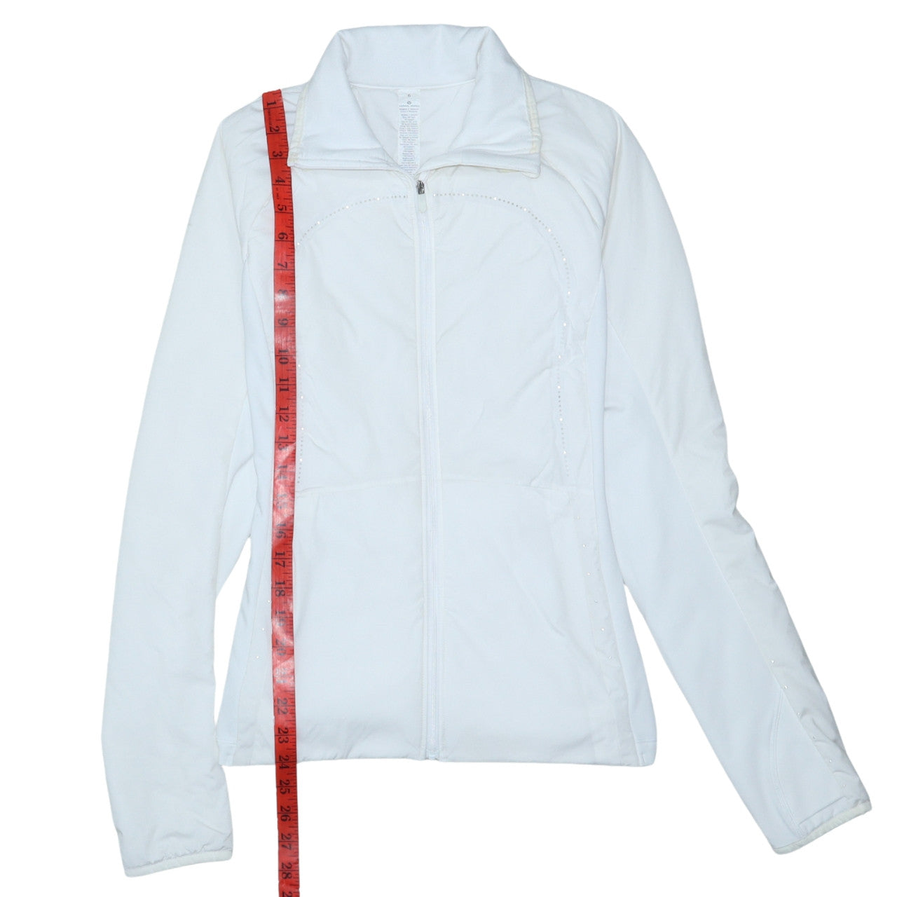 Lululemon Athletica Women's White Size 6 Softshell Zip Jacket