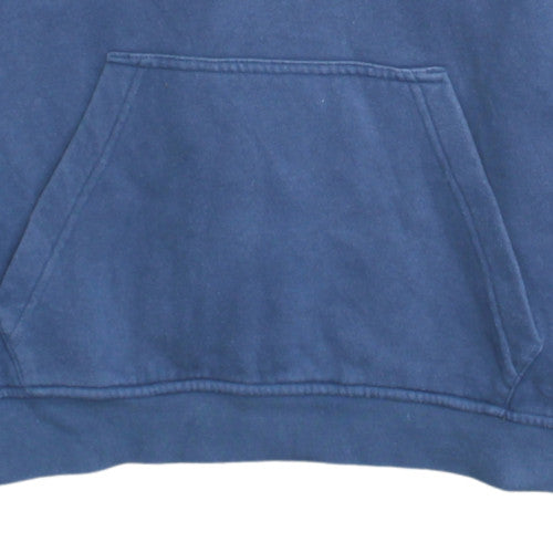 Adidas Men's Blue XS Pullover Hoodie with Logo Design