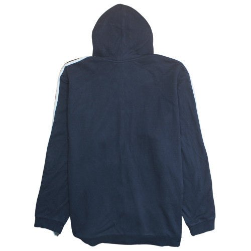 adidas Men's Blue 3XL Full Zip Hoodie Fleece Sportswear