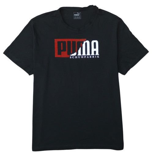 Puma Men's Black 2XL Graphic Logo Sports T-Shirt