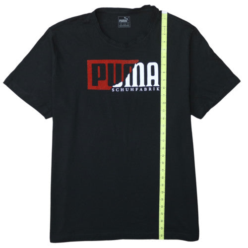 Puma Men's Black 2XL Graphic Logo Sports T-Shirt