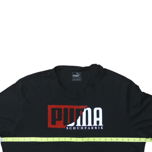 Puma Men's Black 2XL Graphic Logo Sports T-Shirt