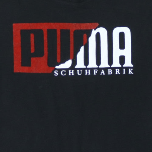 Puma Men's Black 2XL Graphic Logo Sports T-Shirt