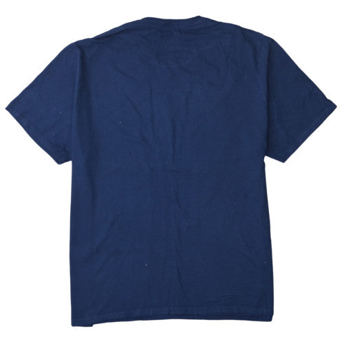 Disney Mickey Mouse Navy Blue Men's 2XL Cotton Graphic T-Shirt