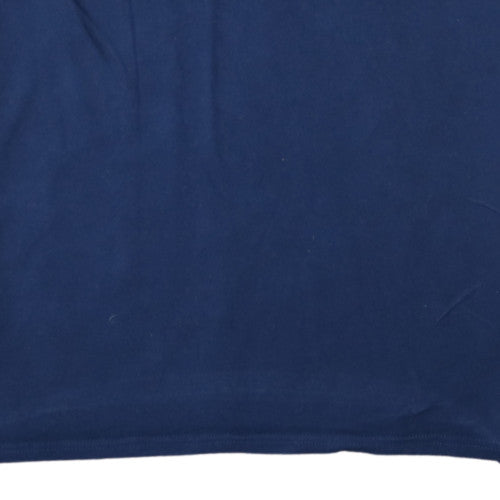 Disney Mickey Mouse Navy Blue Men's 2XL Cotton Graphic T-Shirt