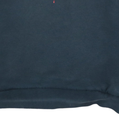 adidas Men's Black Pullover Hoodie L Graphic Print Sports Fleece
