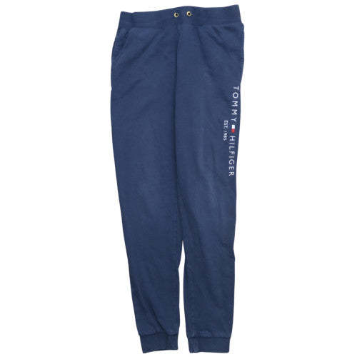 Tommy Hilfiger Men Blue Jogger Trousers Size M Cotton Blend