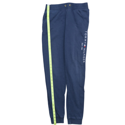 Tommy Hilfiger Men Blue Jogger Trousers Size M Cotton Blend