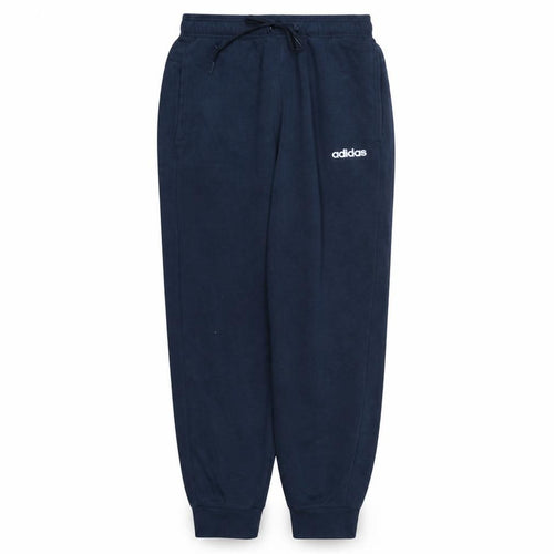 adidas Men's Blue Fleece Jogger Trousers Size M Elastic Waist