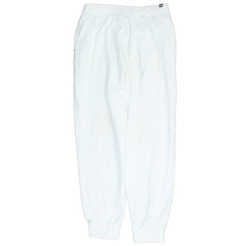 Puma Men's White Fleece Jogger Trousers L Regular Fit