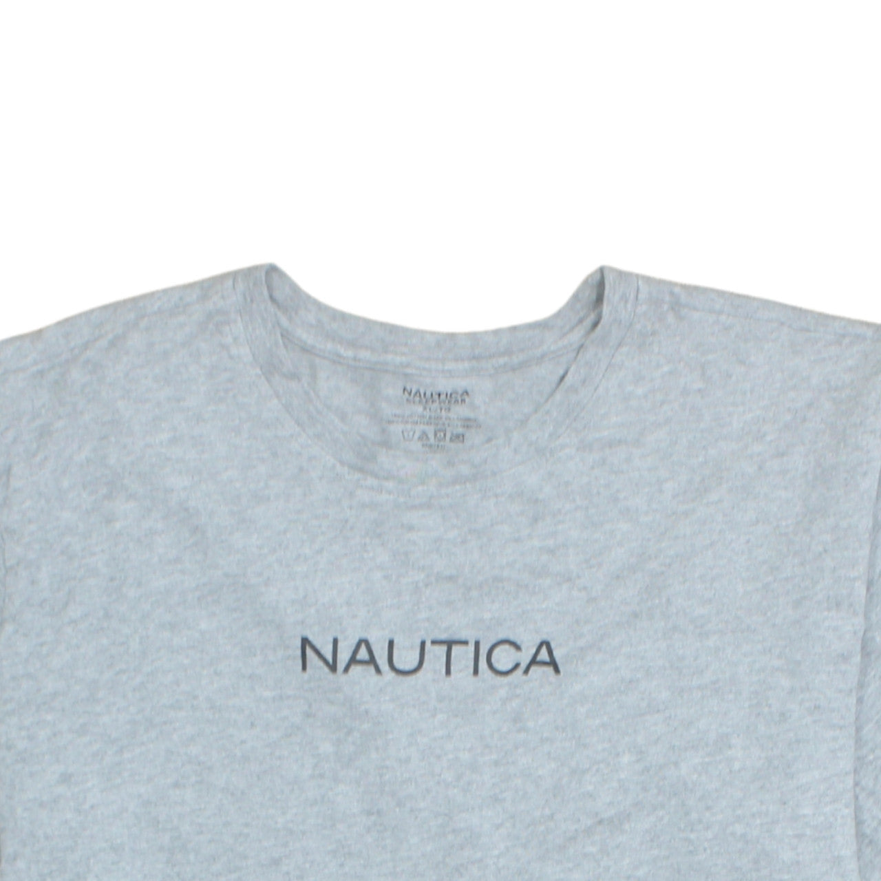 Nautica Men's Grey XL Cotton Crew Neck Short Sleeve T-Shirt