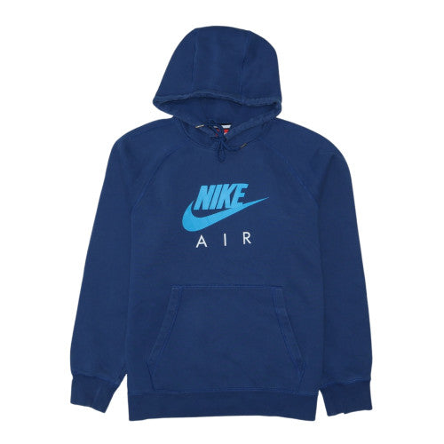 Nike Air Men's Blue Pullover Hoodie Size M Fleece Sportswear