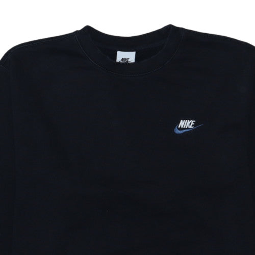Nike Mens Black Medium Crew Neck Pullover Sweatshirt