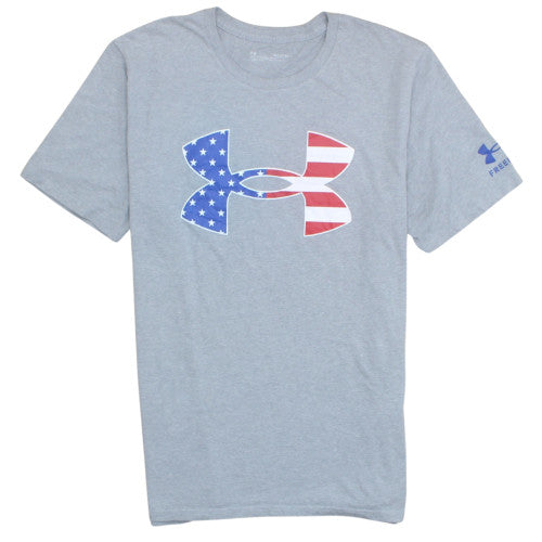 Under Armour Men's Grey XL Patriotic Graphic Short Sleeve T-Shirt