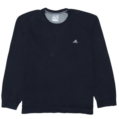 Adidas Men's Black XL Pullover Crew Neck Sweatshirt