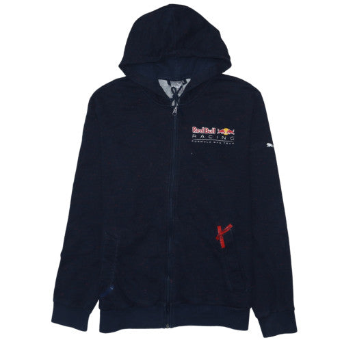Puma Red Bull Racing Men's Blue Full Zip Hoodie Size L