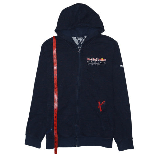 Puma Red Bull Racing Men's Blue Full Zip Hoodie Size L