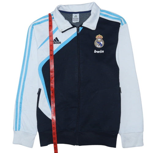 Adidas Men’s Blue Real Madrid Full Zip Sweatshirt XL