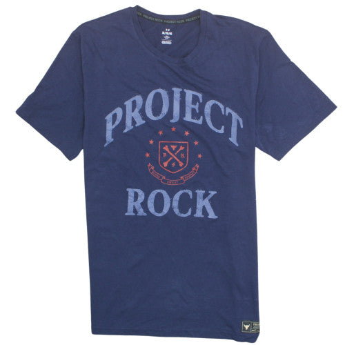 Under Armour Men's Blue Project Rock XL Graphic T-Shirt