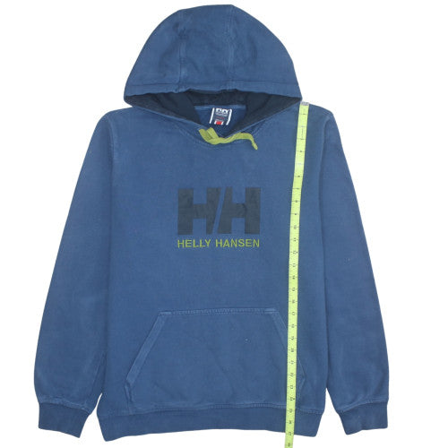 Helly Hansen Men's Blue XL Pullover Hoodie with Logo and Pockets