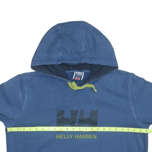 Helly Hansen Men's Blue XL Pullover Hoodie with Logo and Pockets