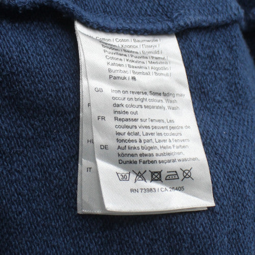 Helly Hansen Men's Blue XL Pullover Hoodie with Logo and Pockets
