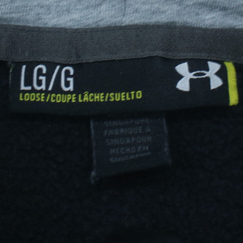 Under Armour Men's Black FCVC Pullover Hoodie Size L Sports Fleece