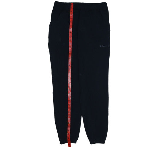 Columbia Men's Black Fleece Sweatpants M Regular Fit Outdoor Trousers