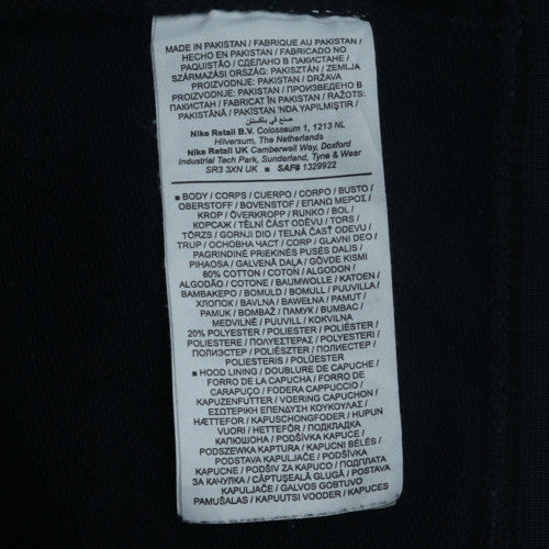Nike Men's Black XL Pullover Hoodie With Logo Front Pocket