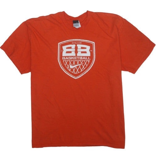 Nike Men’s Orange Basketball Graphic T-Shirt XXL Short Sleeve