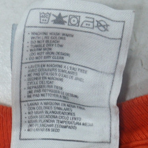 Nike Men’s Orange Basketball Graphic T-Shirt XXL Short Sleeve
