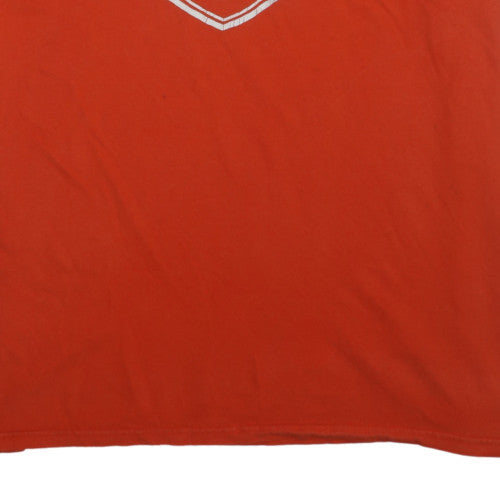 Nike Men’s Orange Basketball Graphic T-Shirt XXL Short Sleeve