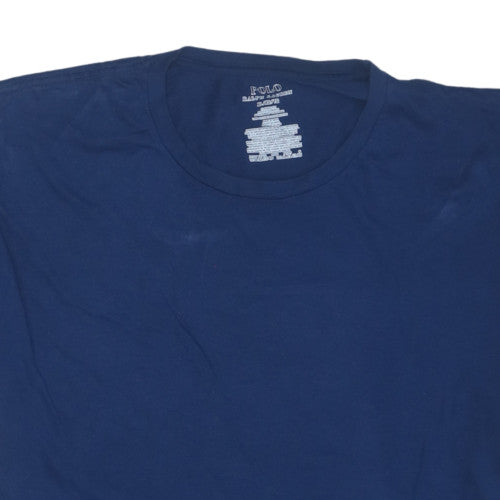Polo Ralph Lauren Men's Navy Blue Crew Neck Short Sleeve T-Shirt Size M